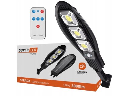 lampa solarna led 180w latarnia uliczna z czujnik uchwyt pilot big