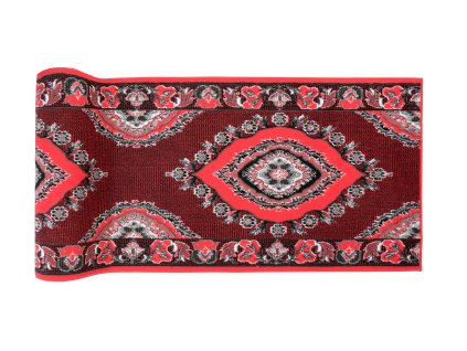 Koberec červený/čierny  C509GBALI PP (Rozmery šírka 70 cm)
