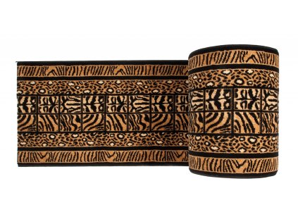 Koberec čierny  6600A ATLAS PP (Rozmery šírka 60 cm)