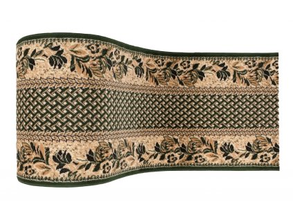 Koberec tmavo béžový/zelený  7192C ATLAS PP (Rozmery šírka 70 cm)