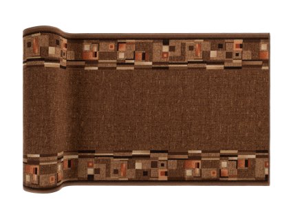Koberec hnedý  44 BOMBAY (Rozmery šírka 80 cm)