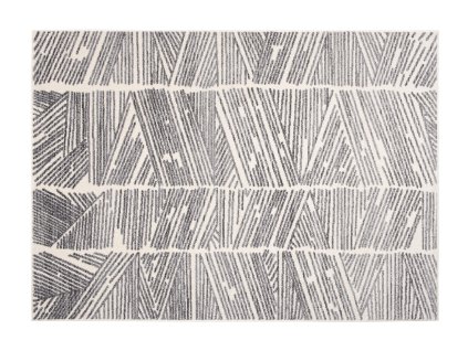 Kusový koberec 78864 krémový/SILVER/antracitový FIKA (Rozmer 70x140)