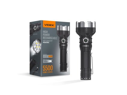 pol pl LADOWALNA LATARKA LED VIDEX VLF A505C 5500Lm 5000K 7096 1