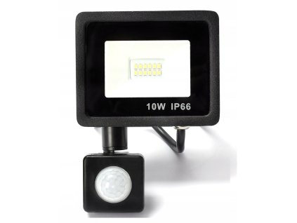 10W LED reflektor s pohybovým senzorom, halogénový, neutrálna biela farba 4000K