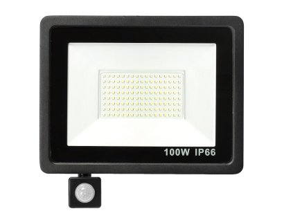 100W LED reflektor s pohybovým senzorom, neutrálna biela farba