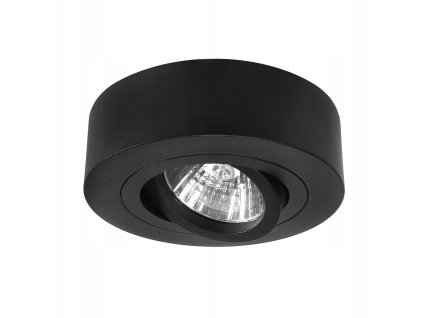 HALOGÉNOVÉ SVIETIDLO S POLOVIČNOU TRUBICOU, ČIERNA GU10