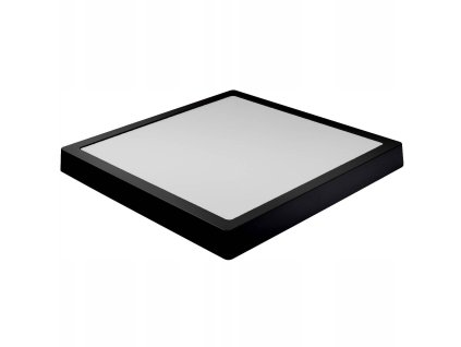 LED panel PRIVRTENÉ ŠTVORCOVÉ STROPNÉ SVIETIDLO 24W ČIERNA NEUTRÁLNA FARBA PL-C03
