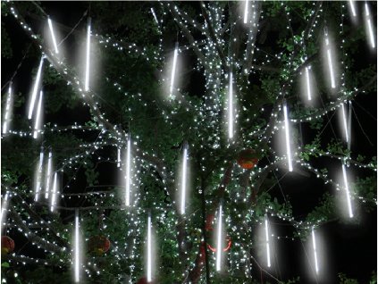 KM-300 LED DEKORATÍVNE CENCULE BIELE 3,2 m