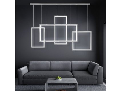 LED závesná lampa obdĺžniková 75W biela 4000K DL-G04 BRAGA