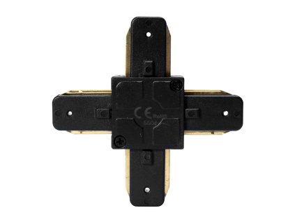 čierny krížový konektor