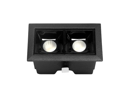 LED lineárne zápustné svietidlo 4W 4000K čierne JDL-2T