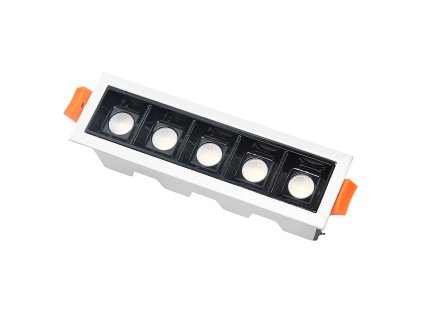 Zapustené lineárne LED svietidlo 10W 3000K biele JDL-5T