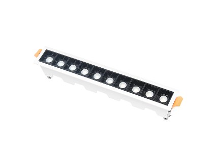 Zapustené lineárne LED svietidlo 20W 4000K biele JDL-10T