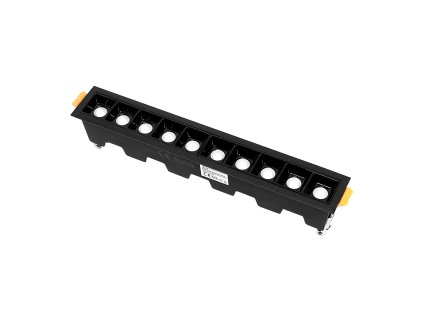 Zapustená lineárna LED lampa 20W 4000K čierna JDL-10T