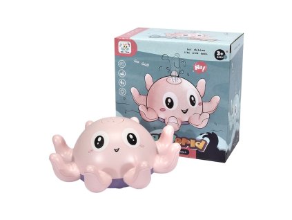 Fontána do vane Octopussy, ružová 7012B