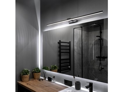 LED kúpeľňové nástenné svietidlo 120cm 22W čierne 4000K UNO-BH-003 IP44