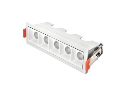 LED lineárne zápustné svietidlo 10W 3000K WHITE JDL-5T