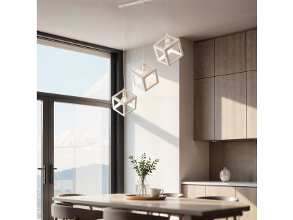 Lampa Loft Sweden Rovná PZE-2320 Biela