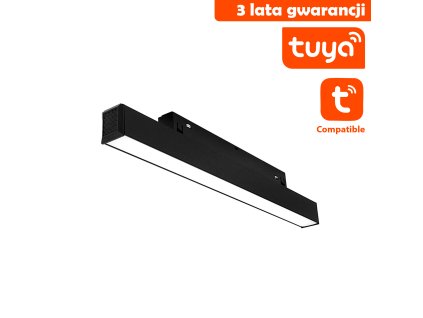 LED linka pre magnetické koľajnice DDCX-FG300-TY TUYA 12W CCT čierna