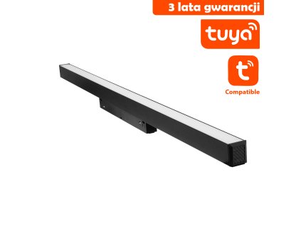 LED linka pre magnetické koľajnice DDCX-FG600-TY TUYA 20W CCT čierna