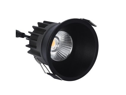 Zápustné stropné svietidlo PZE-921 IP44 6W 4000K čierne - IP44