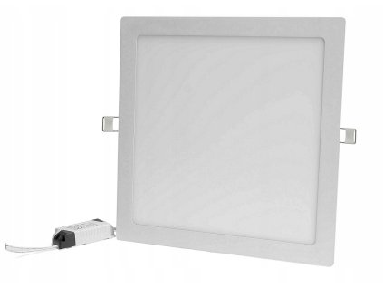 LED PANELOVÉ ZÁPUSTNÉ STROPNÉ SVIETIDLO ŠTVORCOVÉ 24W VEĽMI TEPLÉ