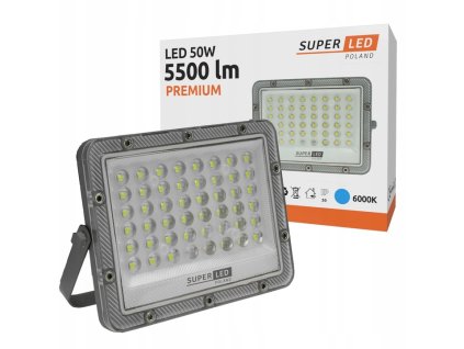 naswietlacz led halogen lampa slim led 50w 5500lm premium superled big