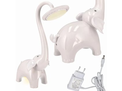 lampka biurkowa LED slon JUMI bok tyl detale