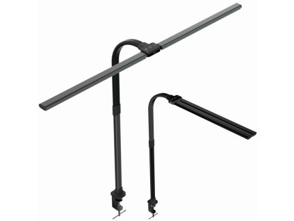 Stolná LED lampa, čierna