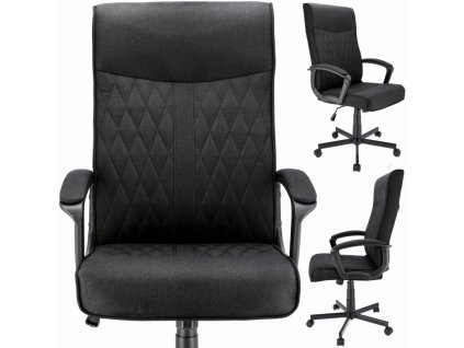 Otočné kreslo COMFORT - čierne