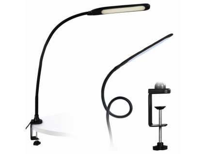 Čierna LED stolová lampa