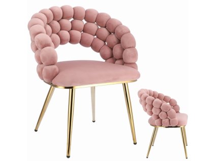 Kreslo BELLA čalúnené zamatom