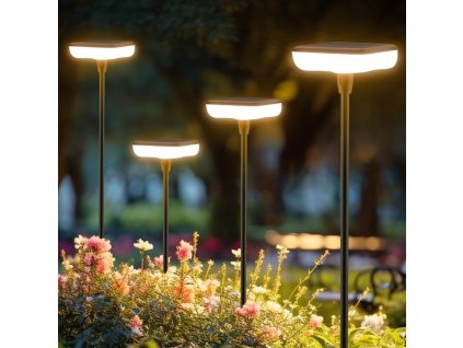 4x lampa solarna led wbijana ogrodowa grzybki swietlne solarne led cechy dodatkowe wlacznik wylacznik wodoodpornosc big