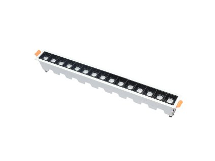 Zapustené lineárne LED svietidlo 30W 3000K biele JDL-15T