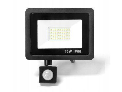 30W LED reflektor s pohybovým senzorom, neutrálna biela farba