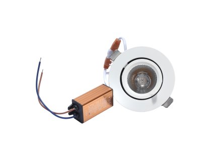 QP-A01 zapustené svietidlo 10W 4000K 45° biele