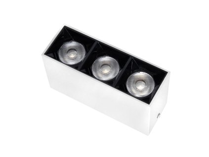 Prisadené lineárne svietidlo 9w 4000K biele a čierne JDL-6T