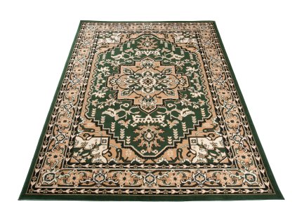 Kusový koberec Bohemian 23122 D.hnedý/červený (Rozmer 240x330)