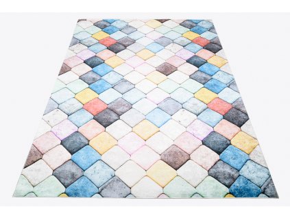 Kusový koberec 8001 PRINT TOSCANA (Rozmer 80x200)