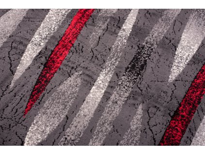 Kusový koberec D320B DARK sivý CHEAP PP CRM (Rozmer 60x100)