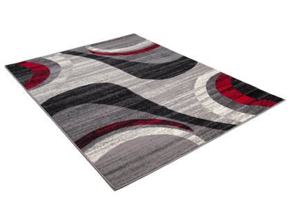 Kusový koberec F844B sivý CHEAP PP CRM (Rozmer 300x400)