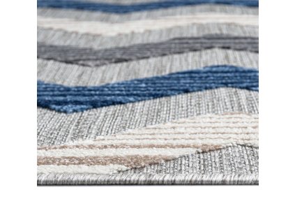 Kusový koberec EC92A sivý AVENTURA FEA (Rozmer 80x300)