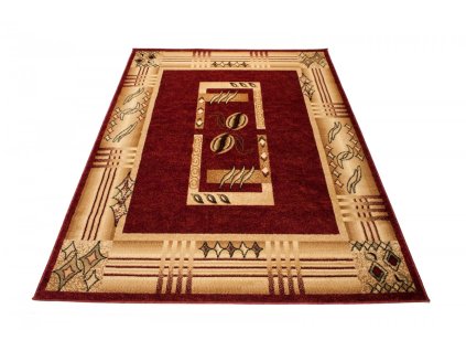 Kusový koberec 0437A červený DORIAN (Rozmer 190x270)