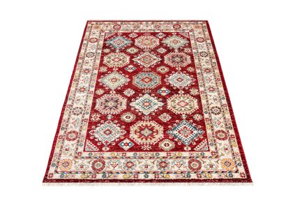 Kusový koberec EF60B červený RIVOLI FPH (Rozmer 80x150)