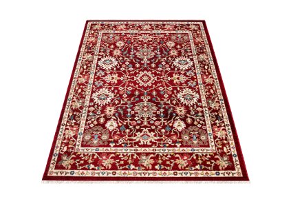 Kusový koberec EF52A červený RIVOLI FPH (Rozmer 140x200)