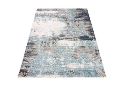 Kusový koberec MD24A modrý RIVOLI FRT (Rozmer 91x165)