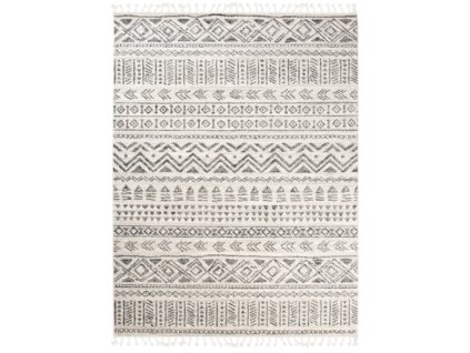 Kusový koberec K045C krémový ETHNO FRINGES B1X (Rozmer 80x150)
