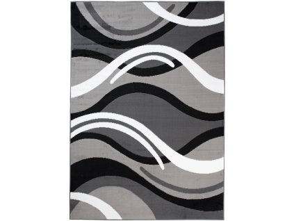 Kusový koberec T966A sivý CHEAP PP CRM (Rozmer 160x230)