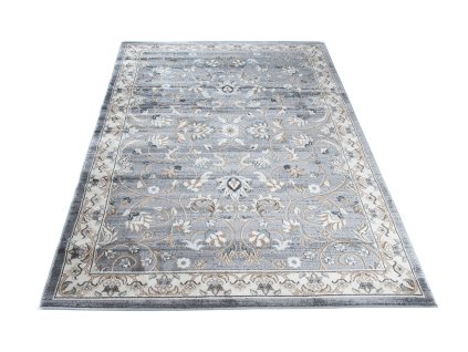 Kusový koberec T605A sivý DUBAI CHU (Rozmer 80x150)