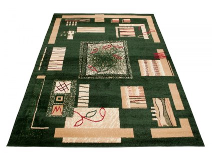 Kusový koberec 5067D zelený ATLAS PP (Rozmer 120x170)